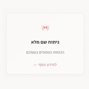 ניתוח שם מלא